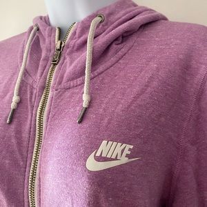 Nike Women’s zip up purple ombré hoodie.  Lightweight &  super soft.